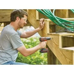 Black & Decker Black+Decker 18 V Akku-Bohrschrauber BDCDC18K Inkl. 1,5 Ah Akku Mit Koffer -Werkzeugdepot Geschäft 200767 2012 3