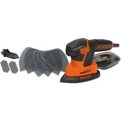 Black & Decker Black+Decker Dreieckschleifer Mouse 120 W KA2500K