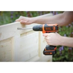 Black & Decker Black+Decker 10,8 V Akku-Bohrschrauber BDCDD12KB Inkl. 1,5 Ah Akkus Mit Koffer -Werkzeugdepot Geschäft 200830 2012 14