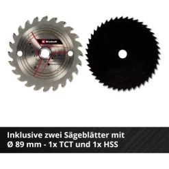 Einhell Power X-Change Akku-Mini Handkreisssäge TE-CS 18/89 Li Solo -Werkzeugdepot Geschäft 4006825646184 2171 06