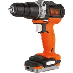 Black & Decker Black+Decker 10,8 V Akku-Schlagbohrschrauber BDCHD12S1 Inkl. 1,5 Ah Akku