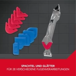Easymaxx Silikonentferner 5 In 1 Set Grau-Rot 23 Easymaxx Silikonentferner 5 In 1 Set Grau-Rot -Werkzeugdepot Geschäft 4052926052935 4257 AI 03