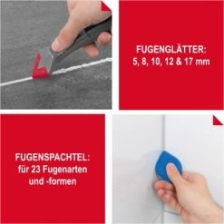 Easymaxx Silikonentferner 5 In 1 Set Grau-Rot 24 Easymaxx Silikonentferner 5 In 1 Set Grau-Rot -Werkzeugdepot Geschäft 4052926052935 4257 A 04