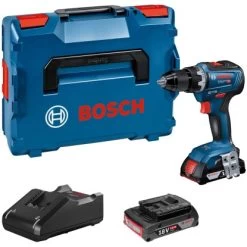 Bosch Professional 18 V Akku-Bohrschrauber GSR 18V-55 Inkl. 2 Ah Akkus