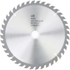 LUX HM-Kreissägeblatt Holz Ø 255 Mm 40 Zähne