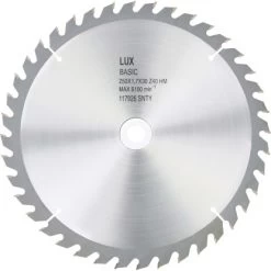 LUX HM-Kreissägeblatt Holz Ø 250 Mm 40 Zähne