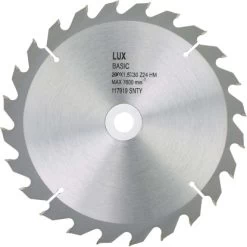 LUX HM-Kreissägeblatt Holz Ø 205 Mm 24 Zähne
