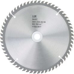 LUX HM-Kreissägeblatt Holz Ø 200 Mm 60 Zähne