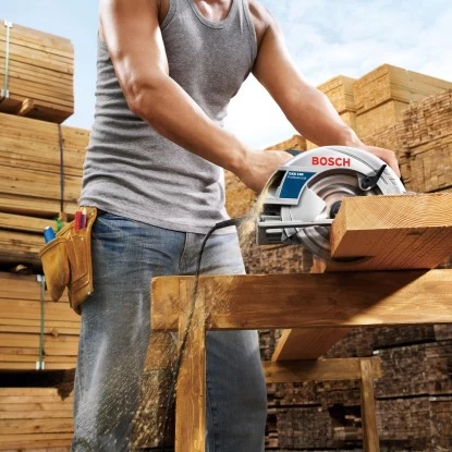 Bosch Professional Handkreissäge GKS 190 1.400 W Inkl. Kreissägeblatt Ø 190 Mm 2 Bosch Professional Handkreissäge GKS 190 1.400 W Inkl. Kreissägeblatt Ø 190 Mm – Bild 2