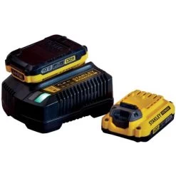 Stanley Fatmax Akku Starter-Kit V20 SFMCB12D2 18 V/2 Ah 3-teilig