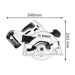Bosch Professional Akku-Kreissäge GKS 18 V-57 G Solo Mit Kreissägeblatt & L-Boxx -Werkzeugdepot Geschäft 7940851 VM 01