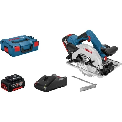 Bosch Professional Akku-Kreissäge GKS 18 V-57 L-Boxx Inkl. 2 Akkus 1 Bosch Professional Akku-Kreissäge GKS 18 V-57 L-Boxx Inkl. 2 Akkus