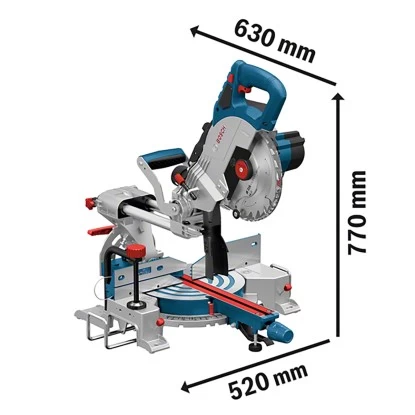 Bosch Professional Akku-Kapp- Und Gehrungssäge Biturbo GCM 18V-216 1.600 W Solo 5 Bosch Professional Akku-Kapp- Und Gehrungssäge Biturbo GCM 18V-216 1.600 W Solo – Bild 5