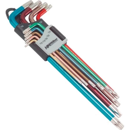 TX-Stiftschlüssel Satz 9-teilig TX 10 - TX 50 1 TX-Stiftschlüssel Satz 9-teilig TX 10 - TX 50