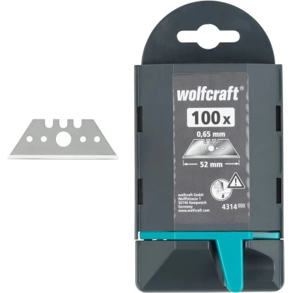 Wolfcraft 100 Profi-Trapezklingen 0,65 Mm X 52 Mm 3 Wolfcraft 100 Profi-Trapezklingen 0,65 Mm X 52 Mm – Bild 3