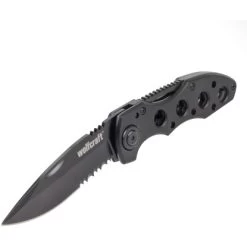 Wolfcraft Freizeitmesser Mit Klappbarer, Gezahnter Klinge