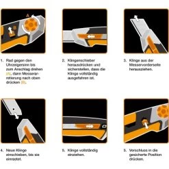 Fiskars Abbrechklingenmesser CarbonMax18 Mm 9 Fiskars Abbrechklingenmesser CarbonMax18 Mm -Werkzeugdepot Geschäft 995720 4905 05