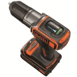 Black & Decker Black+Decker 18 V Akku-Bohrschrauber ASD18K Inkl. 1,5 Ah Akku Mit Koffer -Werkzeugdepot Geschäft Bohrschrauber Autosense 2