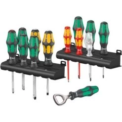 Wera Schraubendrehersatz Kraftform XXL 12-teilig Inkl. Kapselöffner